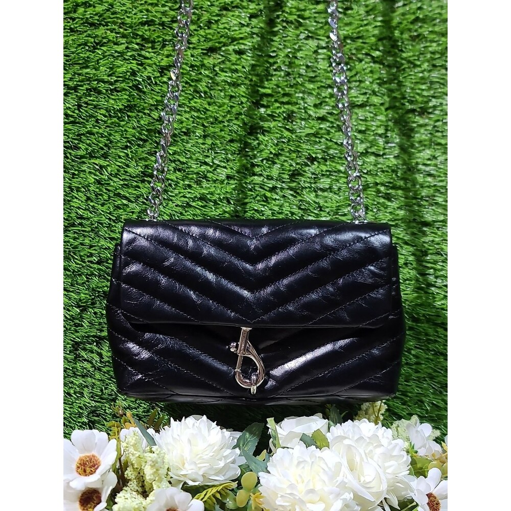 Rebecca Minkoff Edie Date Night Crossbody Bag / Black